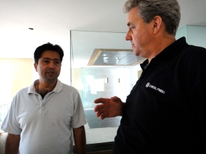 Cristal Finish working with Dr.Hitesh Bodani  at The Bodani Villa, UAE 
